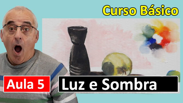 pinta a luz e sombra