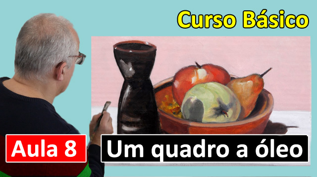 pintar um quadro a oleo
