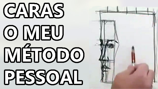 o meu metodo pessoal para desenhar caras