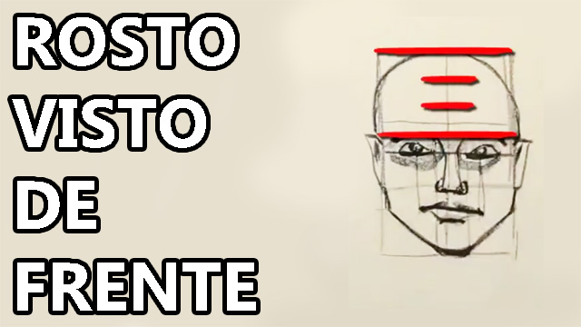 cara vista de frente