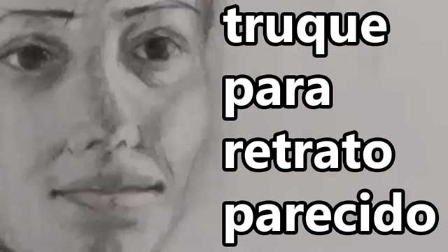 parecido em retrato um truque fantastico